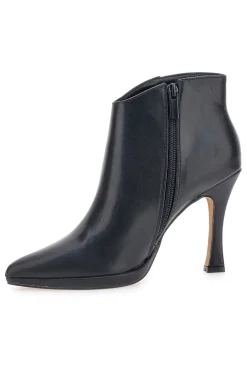 Mon dieu 1929Q20 schwarze Stiefeletten mit Spool-Absatz