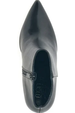 Mon dieu 1929Q20 schwarze Stiefeletten mit Spool-Absatz