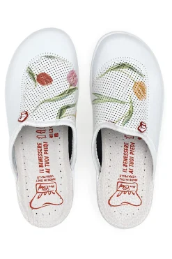 Mrs Chef 5533 Arbeitspantoffeln aus echtem Leder
