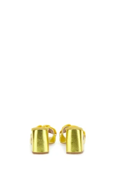 Mules Chic Pittarello 0148 Giallo Metallizzato