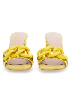 Mules Chic Pittarello 0148 Giallo Metallizzato