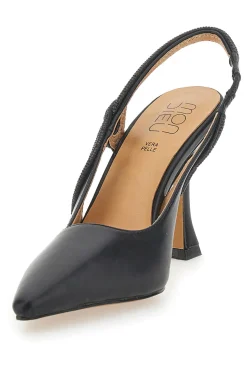 Nerecon Slingback-Pumps mit spitzer Spitze und Riemen mit Strasssteinen Mon Dieu 8820H118