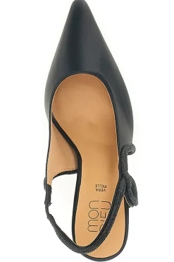 Nerecon Slingback-Pumps mit spitzer Spitze und Riemen mit Strasssteinen Mon Dieu 8820H118