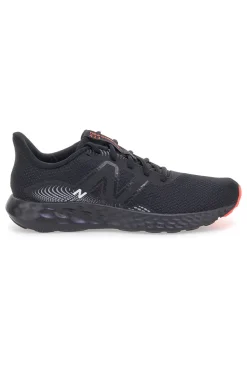 New Balance M411RU3 – Gepolsterte Laufschuhe aus schwarzem Mesh