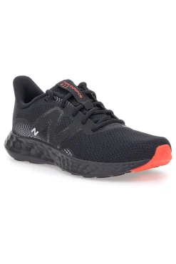 New Balance M411RU3 – Gepolsterte Laufschuhe aus schwarzem Mesh
