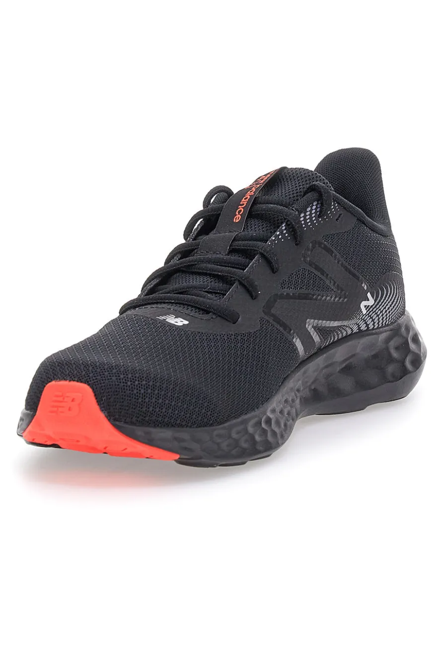 New Balance M411RU3 – Gepolsterte Laufschuhe aus schwarzem Mesh