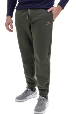No Limits MAPK008W24 Grüne Jogginghose mit Bündchen und Fleecefutter