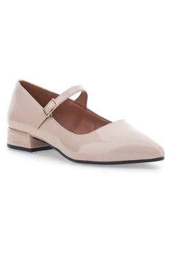 Nudefarbene spitze Ballerinas Pittarello Couture 903