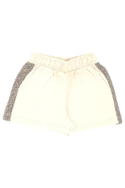 Pantaloncini Beige Con Fantasia Leopardata Pitt Kids PT-K-SH-7004