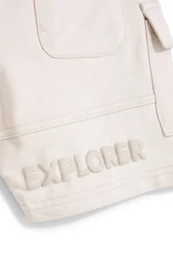 Pantaloncini beige con tasche cargo Pitt kids PT-B-S-9008