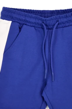 Pantaloncini blu con inserti bianchi Pitt kids PT-B-SH-9020