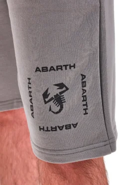 Pantaloncini Grigi in Cotone con Coulisse ABARTH AH26SS091
