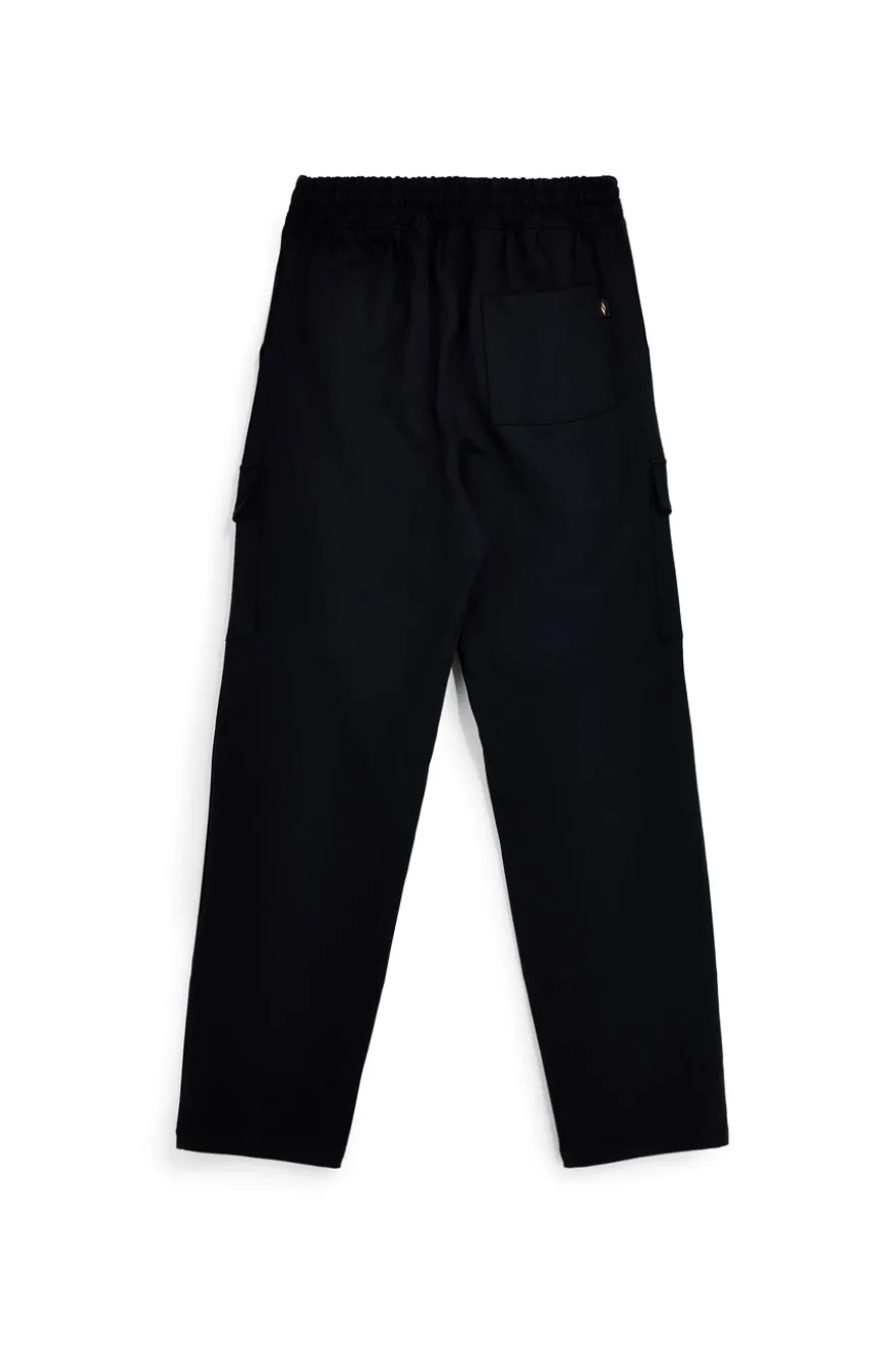 Pantalone Nero Cargo con Coulisse Skechers PT101