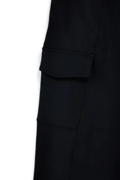 Pantalone Nero Cargo con Coulisse Skechers PT101