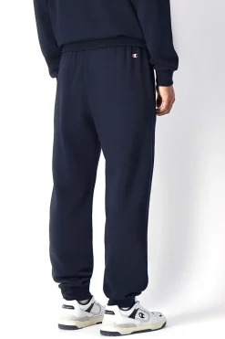 Pantalone Sportivo felpato blue CHAMPION RIB CUFF PANTS
