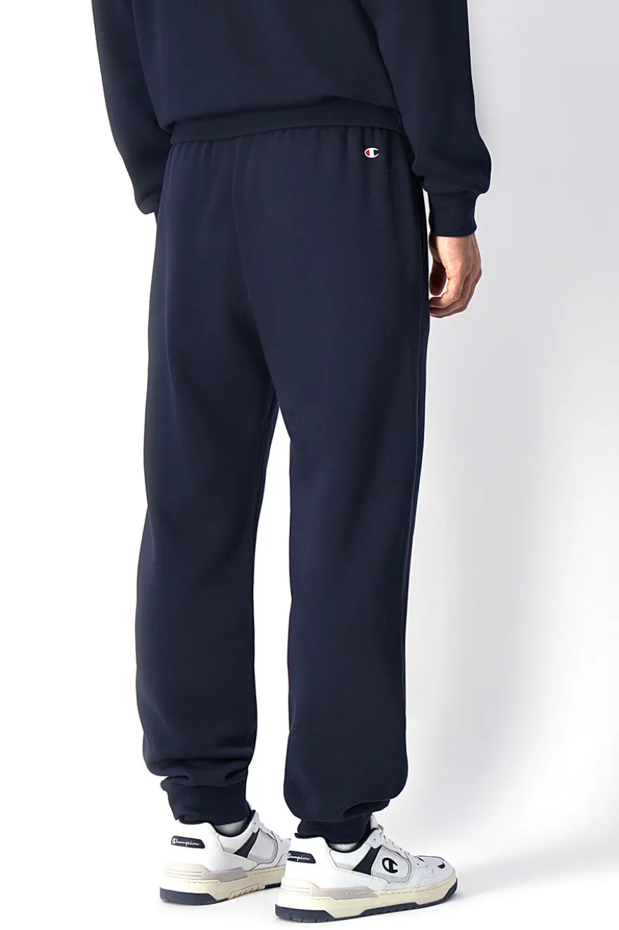 Pantalone Sportivo felpato blue CHAMPION RIB CUFF PANTS