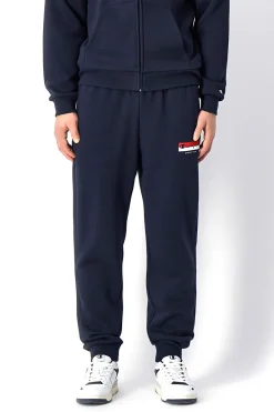 Pantalone Sportivo felpato blue CHAMPION RIB CUFF PANTS