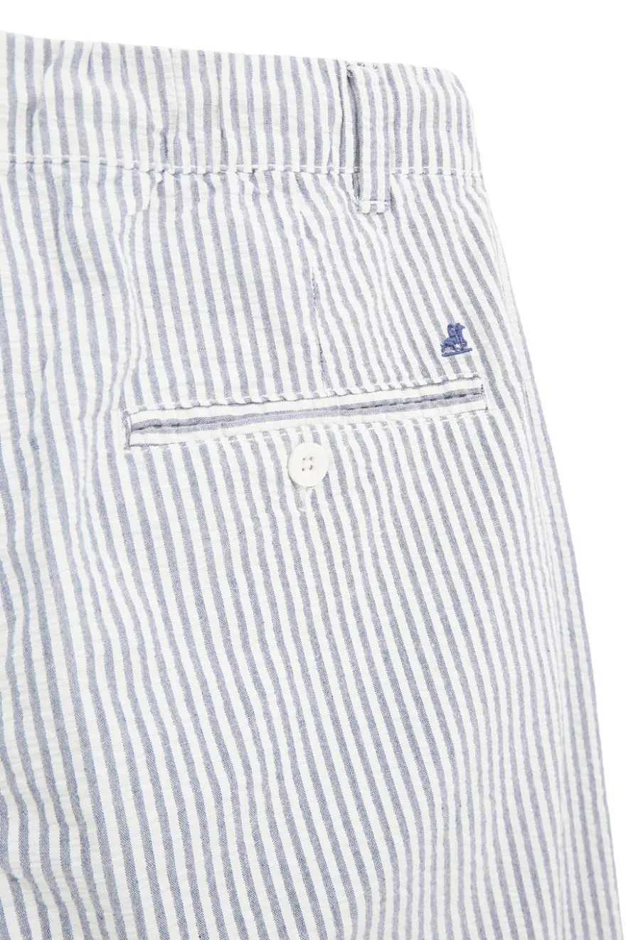 Pantaloni bianco azzurro a righe U.s.grand polo US61104M