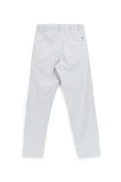 Pantaloni bianco azzurro a righe U.s.grand polo US61104M