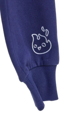 Pantaloni blu con polsini alle caviglie PITT KIDS 6009