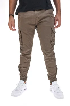 Pantaloni Cargo con Polsino Khaki Boardman 2750