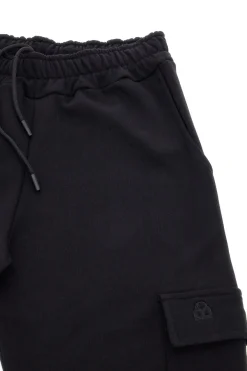 Pantaloni cargo neri con tasconi laterali Boardman 500