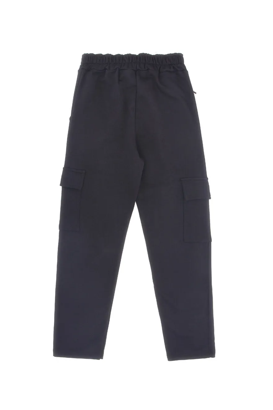 Pantaloni cargo neri con tasconi laterali Boardman 500