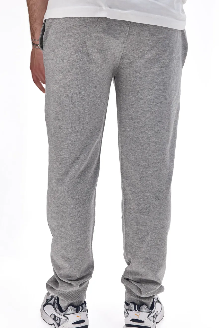Pantaloni di Tuta con Polsino Grigio Melange US Golf Club 1237