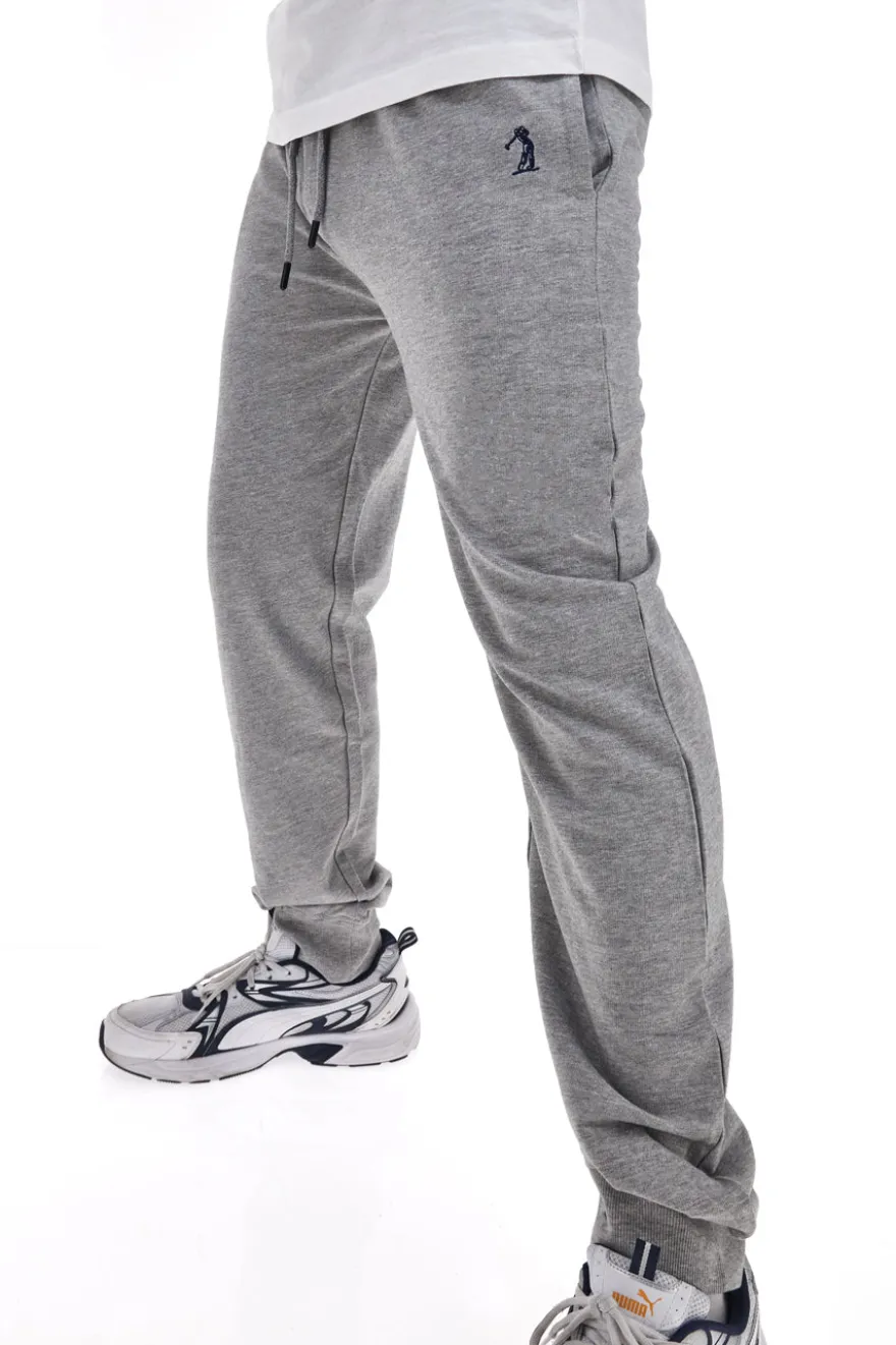 Pantaloni di Tuta con Polsino Grigio Melange US Golf Club 1237