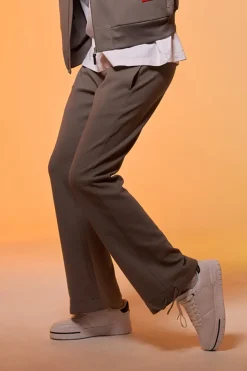 Pantaloni grigi da tuta con coulisse regolabile Joma Step Long Pants