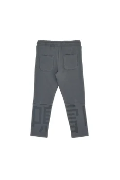Pantaloni grigi felpati con stampa grafica Pitt Kids PT-KP-8009