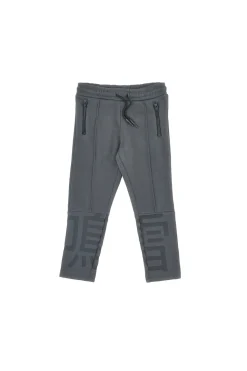 Pantaloni grigi felpati con stampa grafica Pitt Kids PT-KP-8009