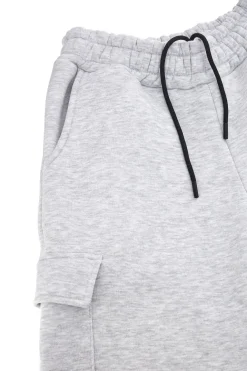 Pantaloni grigio chiaro cargo interno felpato Boardman 700
