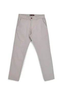 Pantaloni grigio chiaro in cotone No limits MAPW003S24