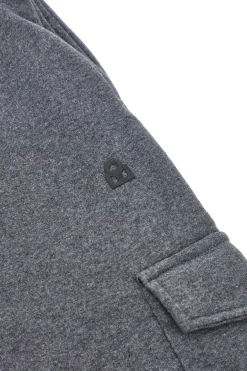 Pantaloni grigio scuro cargo interno felpato Boardman NBY821