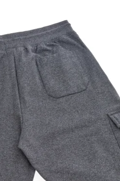 Pantaloni grigio scuro cargo interno felpato Boardman NBY821