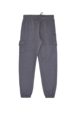 Pantaloni grigio scuro cargo interno felpato Boardman NBY821