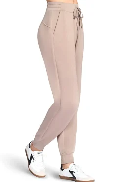 Pantaloni jogger beige in tessuto skechweave elevate Skechers PT149
