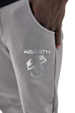 Pantaloni jogger grigi con logo stampato Abarth AH025PA