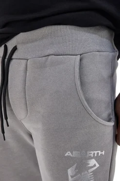 Pantaloni jogger grigi con logo stampato Abarth AH025PA