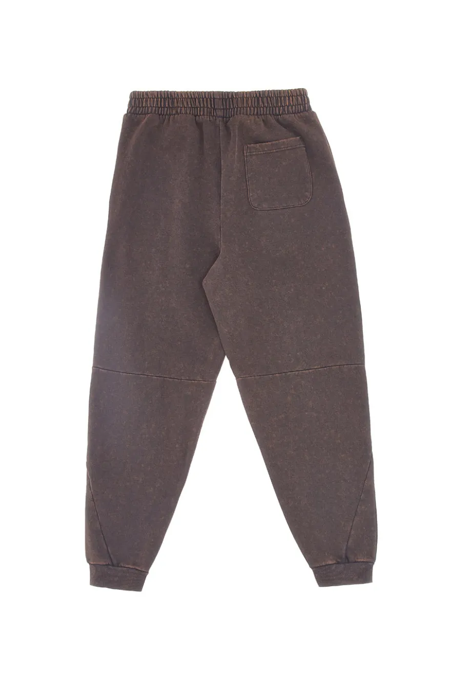 Pantaloni jogger marrone effetto vintage interno caldo felpato Boardman PT-M-P-8053