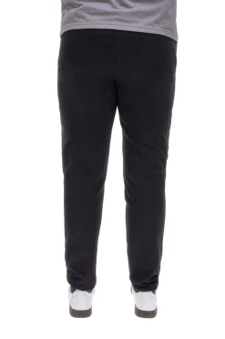 Pantaloni jogger neri in cotone con logo Abarth AH002PA