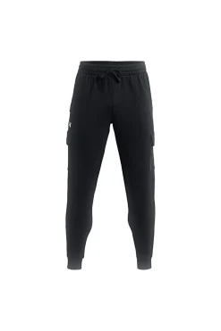 Pantaloni jogger neri in pile con tasche cargo Under Armour RIVAL FLEECE CARGO JOGGER