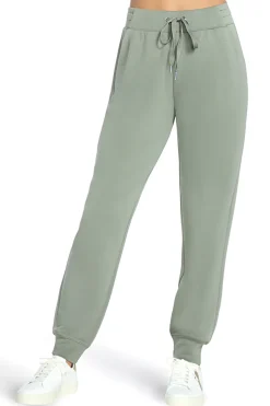 Pantaloni jogger verde salvia in tessuto skechweave elevate Skechers PT149