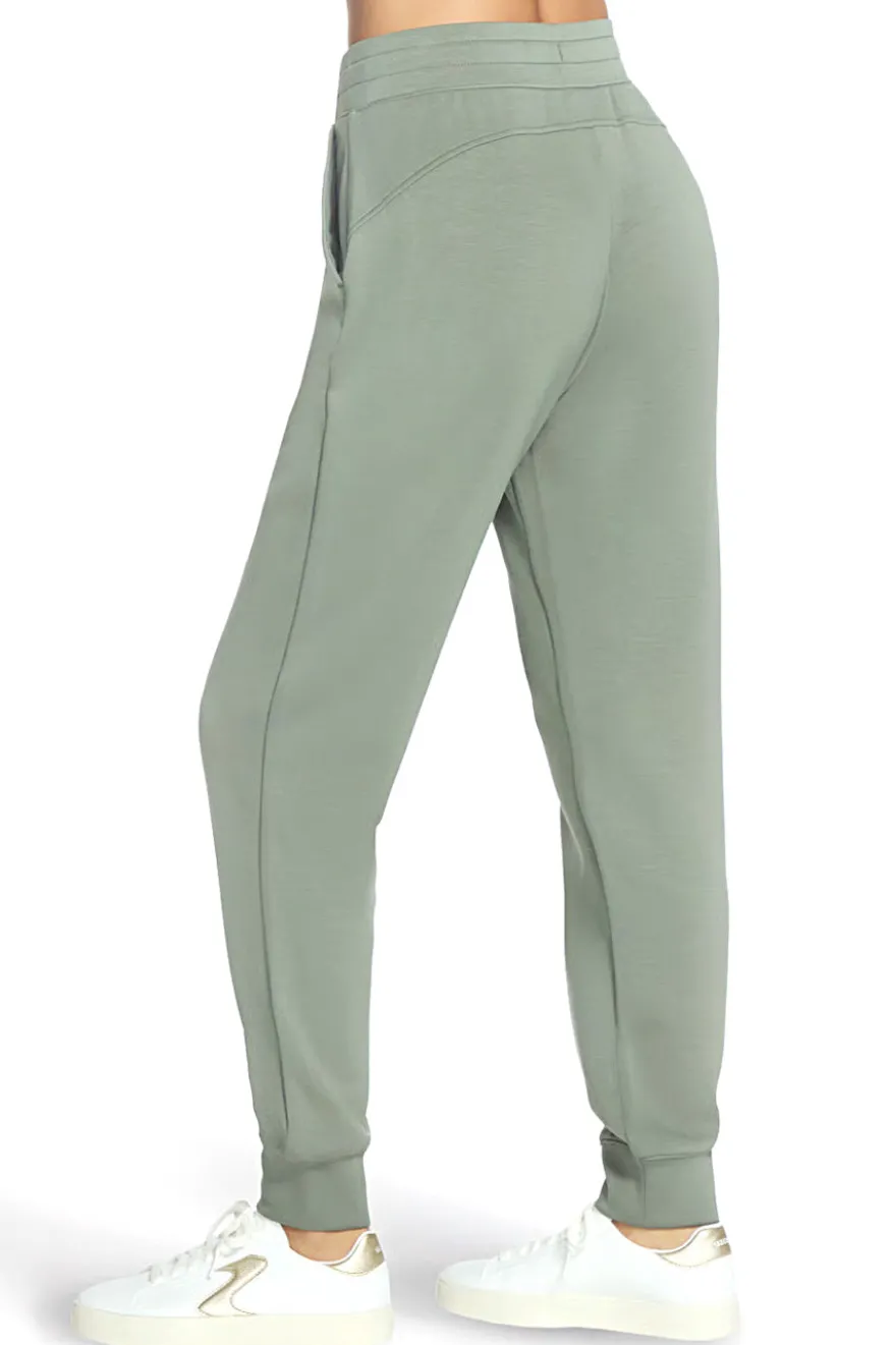 Pantaloni jogger verde salvia in tessuto skechweave elevate Skechers PT149