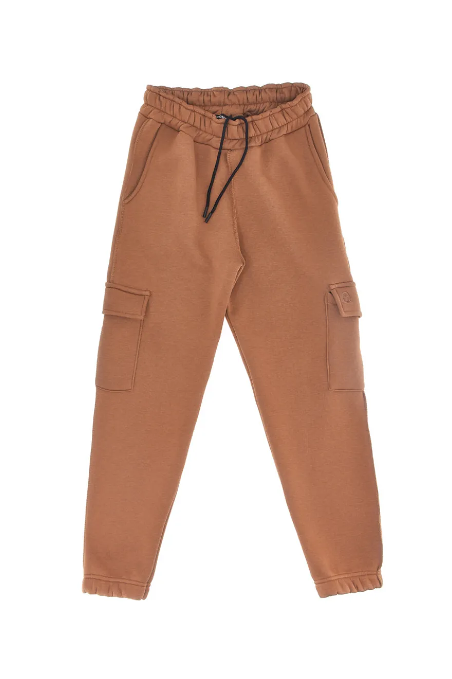 Pantaloni marroni cargo interno felpato Boardman 200