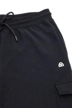 Pantaloni neri cargo interno felpato Boardman NBY821