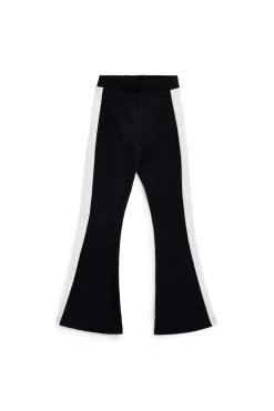 Pantaloni neri con banda laterale Pitt kids PT-G-F-9038