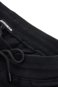 Pantaloni neri in felpa con zip Boardman NBY814