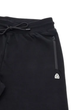 Pantaloni neri in felpa con zip Boardman NBY814